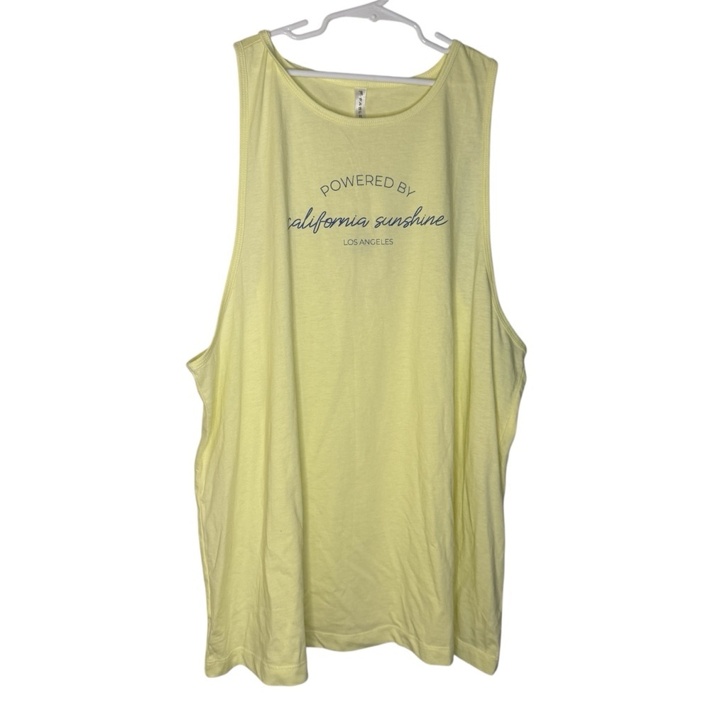 Fabletics Yellow Muscle Tee